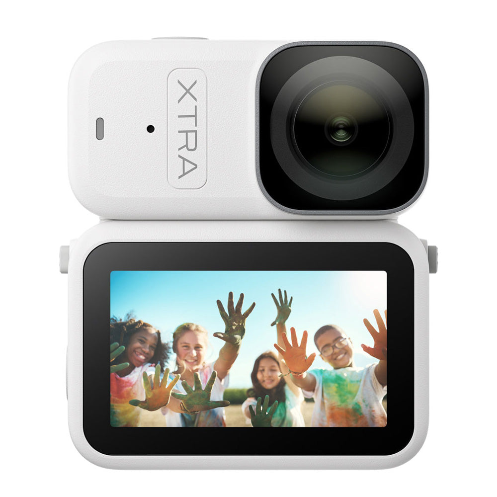 Xtra Atto Wearable POV Action Camera, 4K/60fps, 1/1.3" CMOS Sensor, 54g Ultra-Compact Mini Vlog Camera, 220 Min Battery with Vision Dock, 600MB/s Fast Transfer, 10m Waterproof, Hands-Free Recording