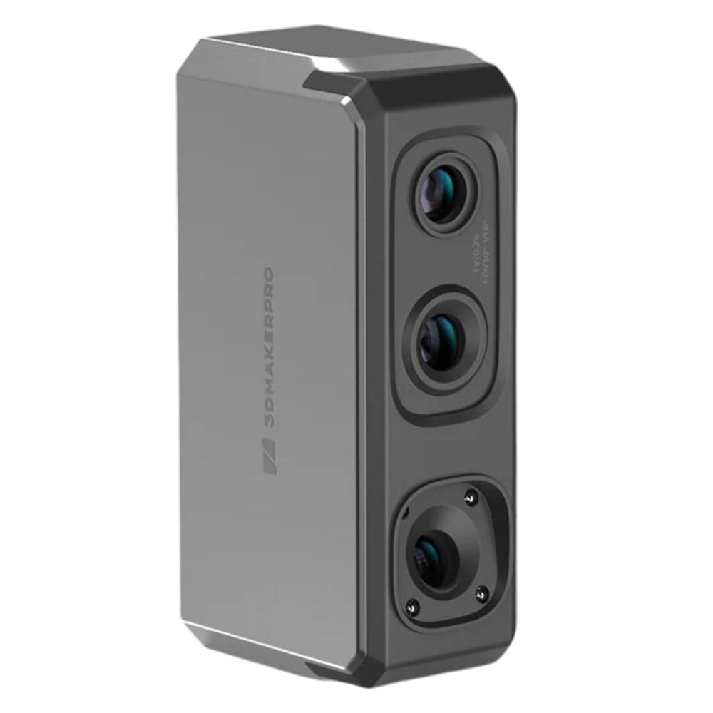3DMakerpro Seal 3D Scanner, Blue Light Source, 0.01mm Accuracy, 0.05mm Resolution, 10fps Frame Rate, Visual Tracking, Anti-Shaking, Color Scanning, 100x75mm Single Capture Range, 180-280mm Work Distance