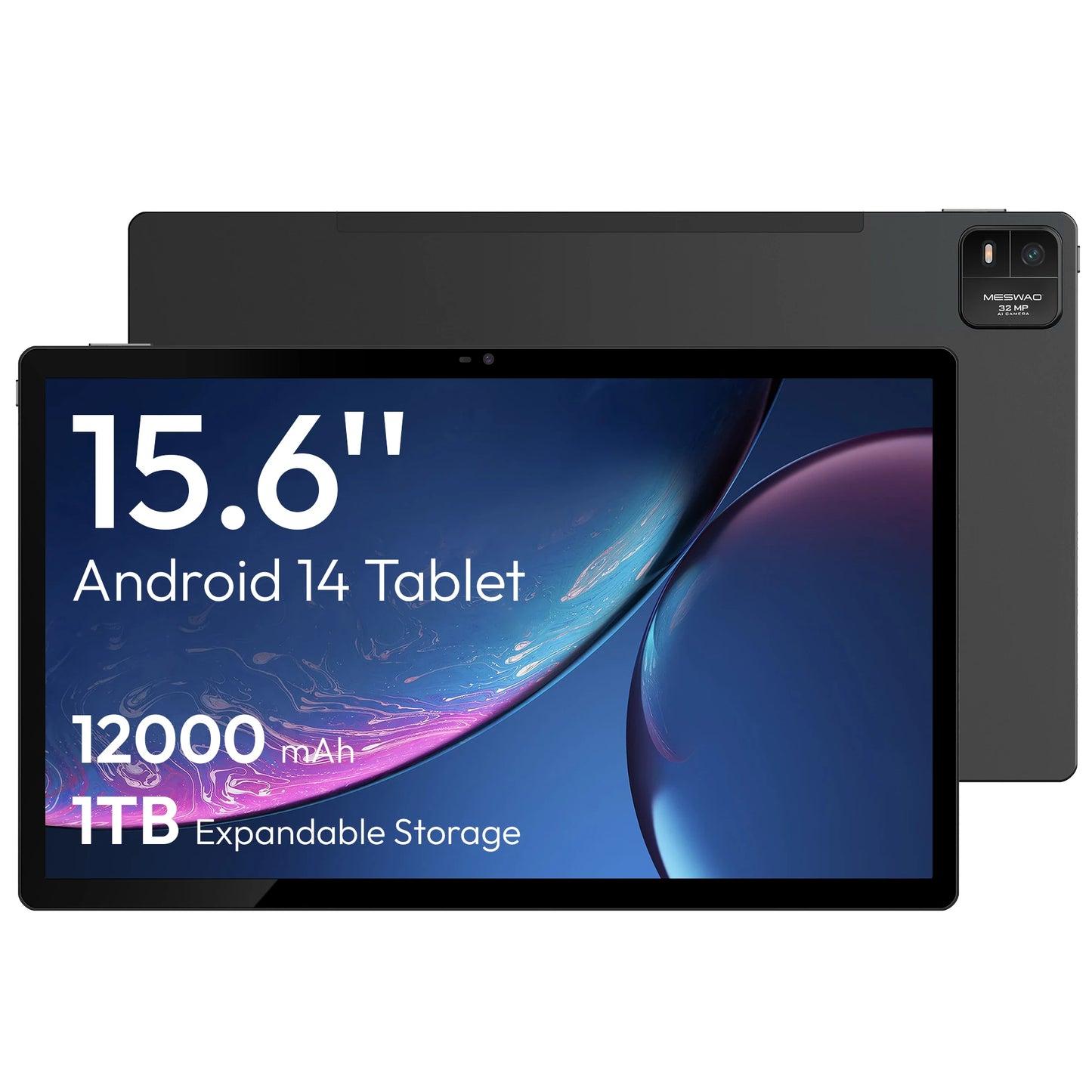 MESWAO B3 Mediatek Helio G99 Octa Core 6GB/8GB RAM 128GB/256GB ROM 15.6 Inch 12000mAh Battery WIFI5 Android 14 Tablet PC