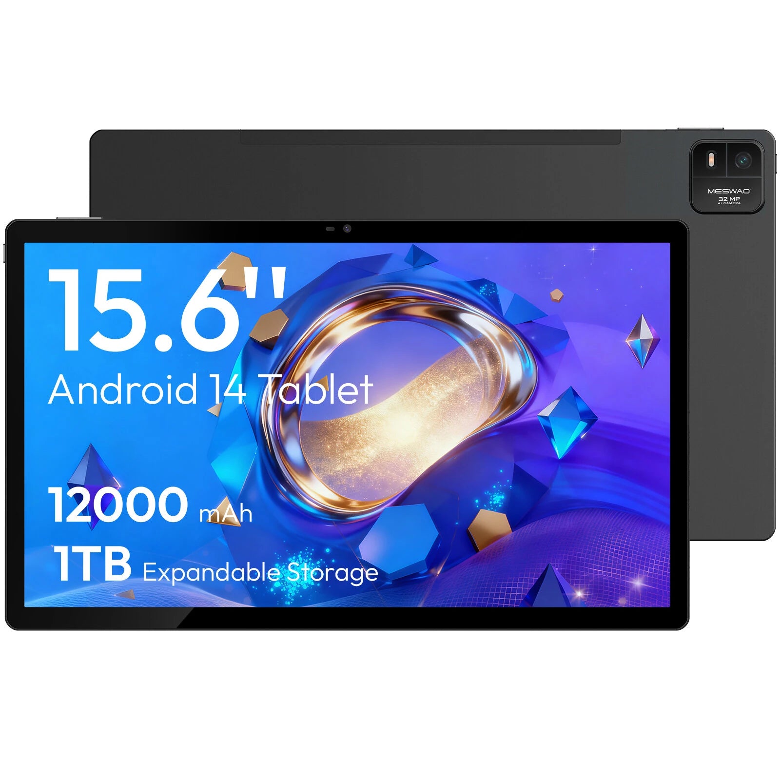 MESWAO B3 Mediatek Helio G99 Octa Core 6GB/8GB RAM 128GB/256GB ROM 15.6 Inch 12000mAh Battery WIFI5 Android 14 Tablet PC