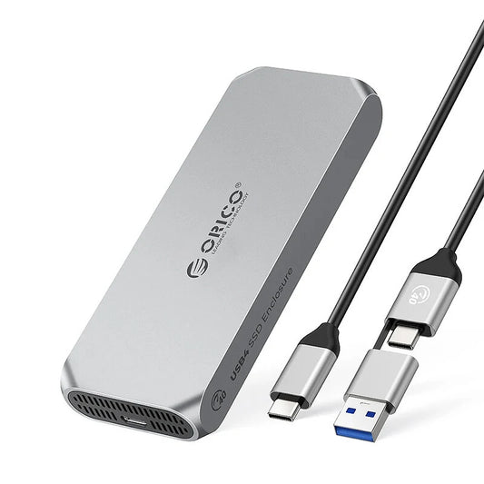 ORICO 8TB USB4 40Gbps Enclosure with Cooling Fan PCIe4.0 NVME Enclosure Aluminum Compatible Thunderbolt 3/4 for Mac PC Computer