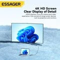 Essager 11 in 1 Type-C Docking Station 3*USB 3.2 Gen1 5Gbps HDMI 4K@30HZ VGA RJ45 1000Mbps PD Charger USB Hubs 100W For Macbook Air Pro Adapter Splitter